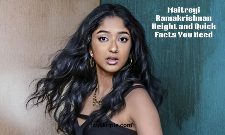 Maitreyi Ramakrishnan Height and Quick Facts You Need (1)